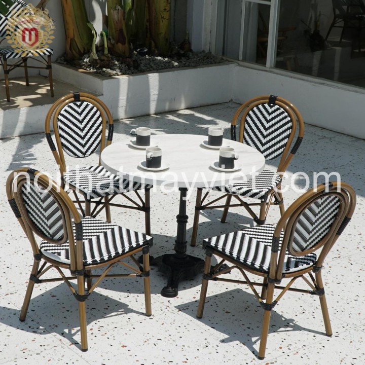 Bàn Ghế Mây Tre Cafe BGCF18